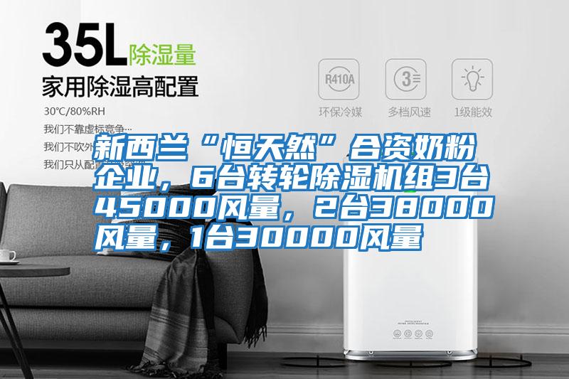 新西蘭“恒天然”合資奶粉企業(yè),6臺轉(zhuǎn)輪除濕機組3臺45000風(fēng)量,2臺38000風(fēng)量,1臺30000風(fēng)量