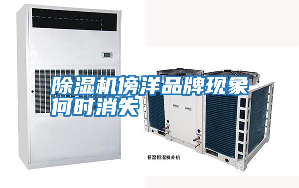除濕機傍洋品牌現象何時消失