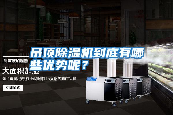 吊頂除濕機到底有哪些優勢呢？