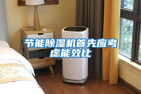 節能除濕機首先應考慮能效比