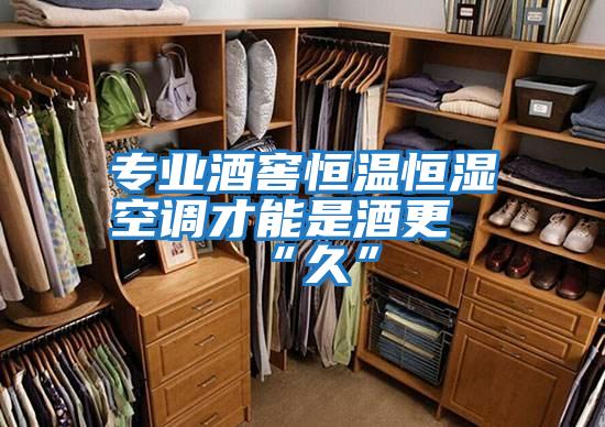 專業酒窖恒溫恒濕空調才能是酒更“久”