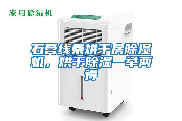 石膏線條烘干房除濕機，烘干除濕一舉兩得