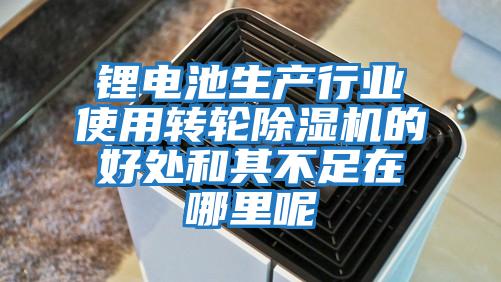 鋰電池生產行業使用轉輪除濕機的好處和其不足在哪里呢