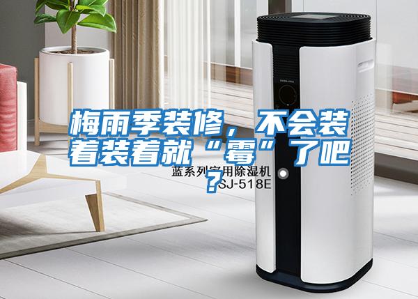 梅雨季裝修，不會(huì)裝著裝著就“霉”了吧？