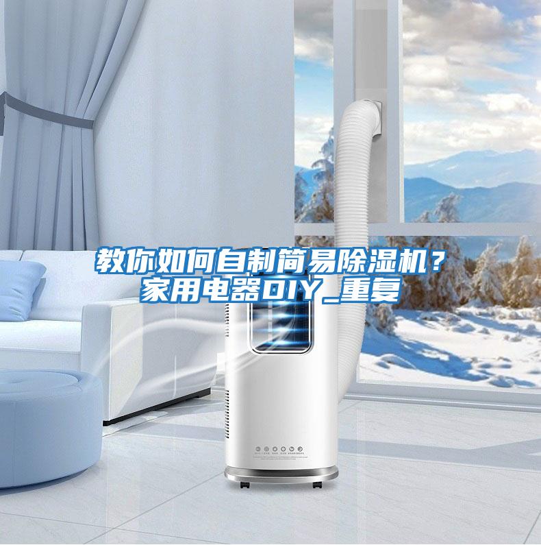 教你如何自制簡易除濕機？家用電器DIY_重復