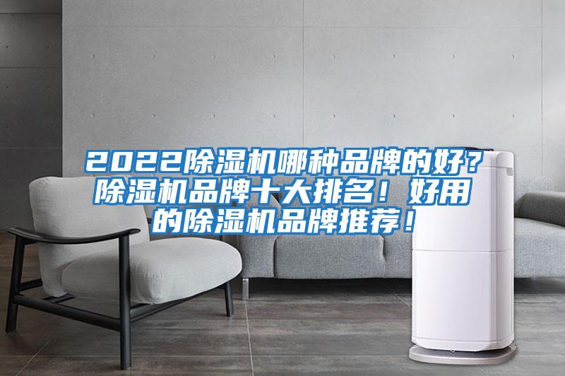 2022除濕機哪種品牌的好？除濕機品牌十大排名！好用的除濕機品牌推薦！