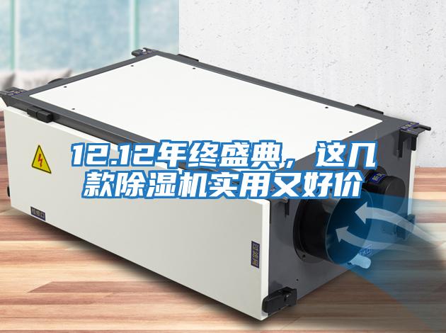 12.12年終盛典，這幾款除濕機實用又好價