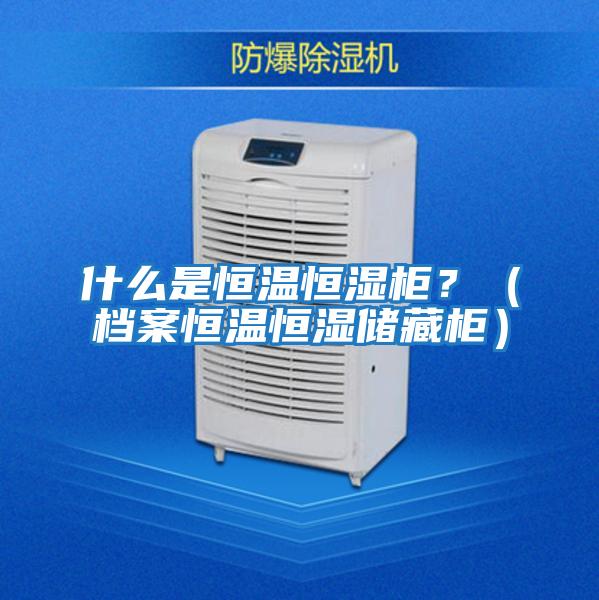 什么是恒溫恒濕柜?(檔案恒溫恒濕儲(chǔ)藏柜)