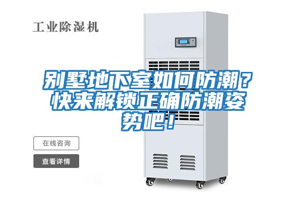 別墅地下室如何防潮?快來解鎖正確防潮姿勢吧!