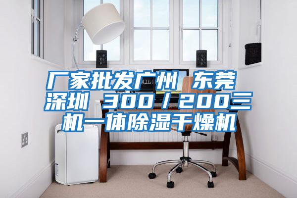 廠家批發廣州 東莞 深圳 300/200三機一體除濕干燥機