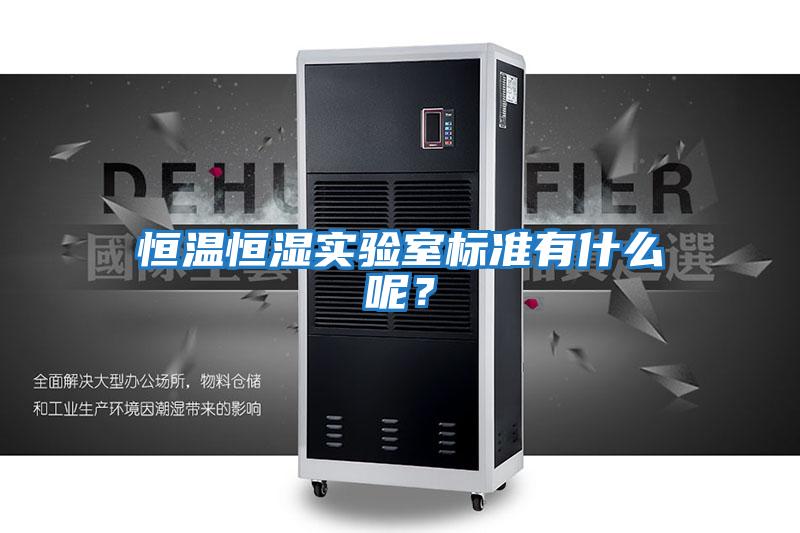 恒溫恒濕實驗室標(biāo)準(zhǔn)有什么呢?