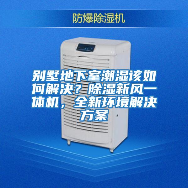 別墅地下室潮濕該如何解決?除濕新風(fēng)一體機(jī),全新環(huán)境解決方案