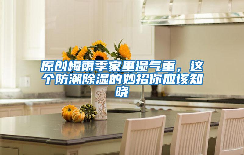 原創(chuàng)梅雨季家里濕氣重，這個防潮除濕的妙招你應該知曉