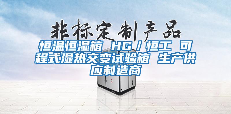 恒溫恒濕箱 HG/恒工 可程式濕熱交變?cè)囼?yàn)箱 生產(chǎn)供應(yīng)制造商