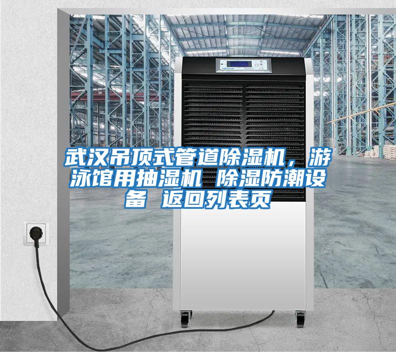 武漢吊頂式管道除濕機，游泳館用抽濕機 除濕防潮設備 返回列表頁