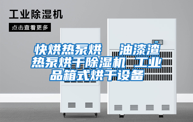 快烘熱泵烘 油漆渣熱泵烘干除濕機(jī) 工業(yè)品箱式烘干設(shè)備