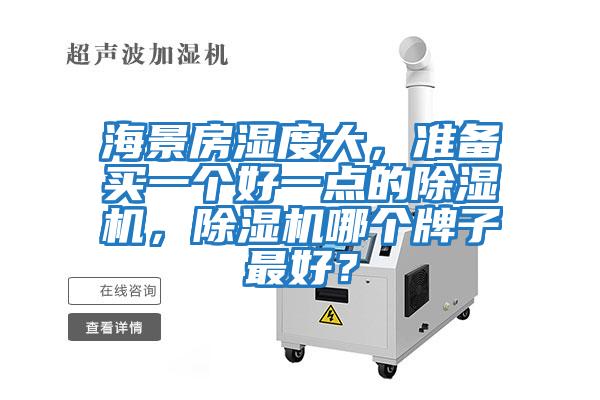 海景房濕度大，準備買一個好一點的除濕機，除濕機哪個牌子最好？