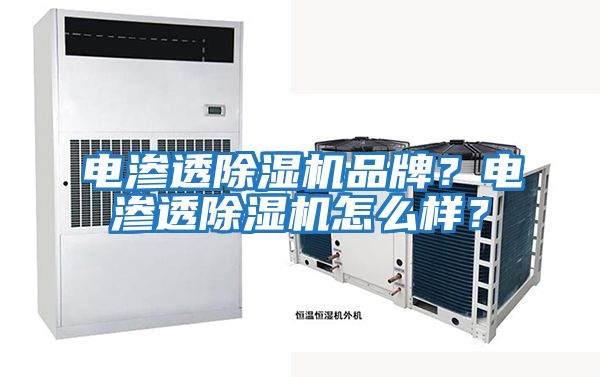 電滲透除濕機品牌？電滲透除濕機怎么樣？