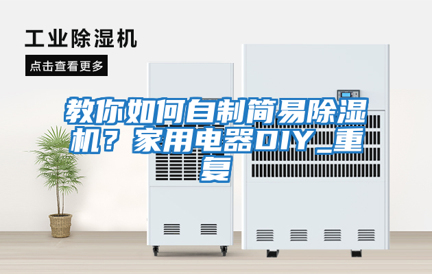 教你如何自制簡易除濕機?家用電器DIY_重復