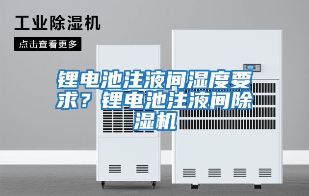 鋰電池注液間濕度要求?鋰電池注液間除濕機(jī)