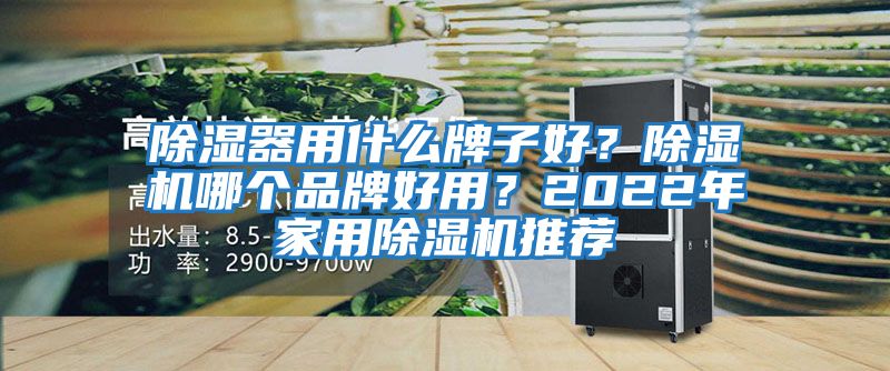 除濕器用什么牌子好?除濕機哪個品牌好用?2022年家用除濕機推薦