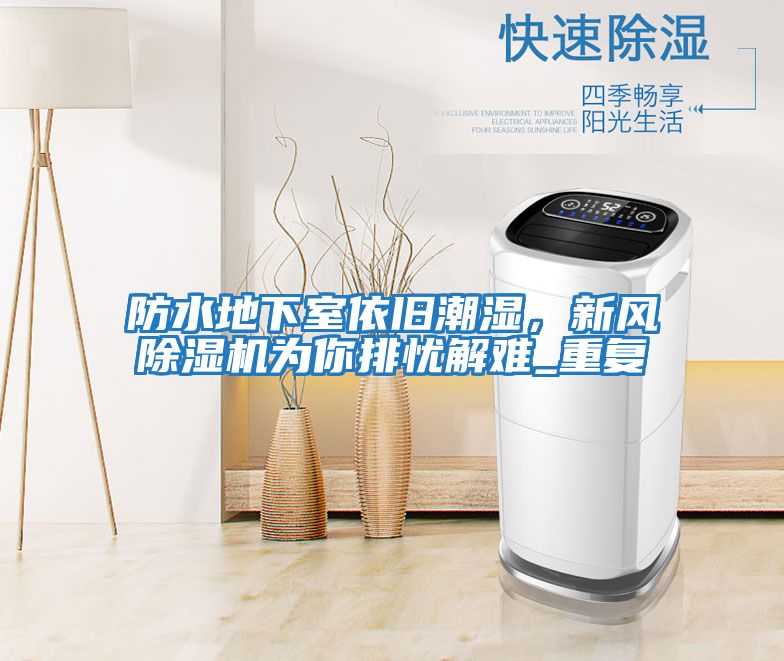 防水地下室依舊潮濕，新風除濕機為你排憂解難_重復