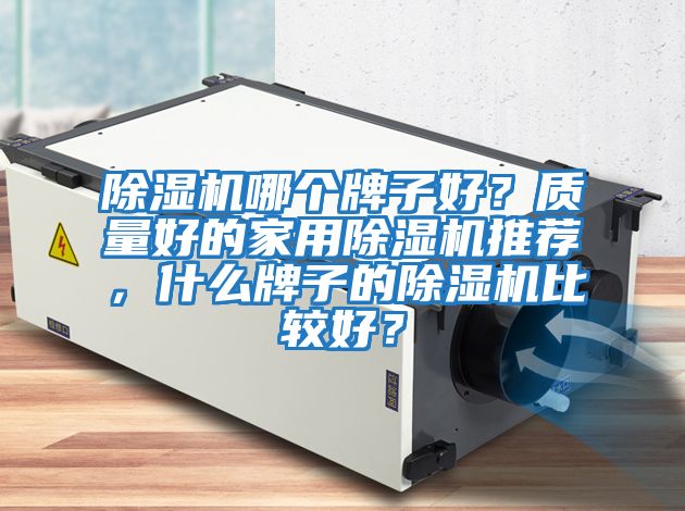 除濕機哪個牌子好?質量好的家用除濕機推薦,什么牌子的除濕機比較好?