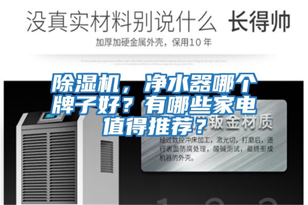 除濕機(jī)，凈水器哪個(gè)牌子好？有哪些家電值得推薦？